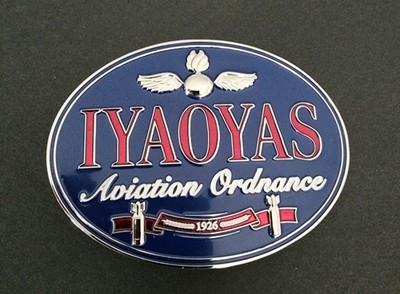 Aviation Ordnance Modelo Belt Buckle IYAOYAS Silver