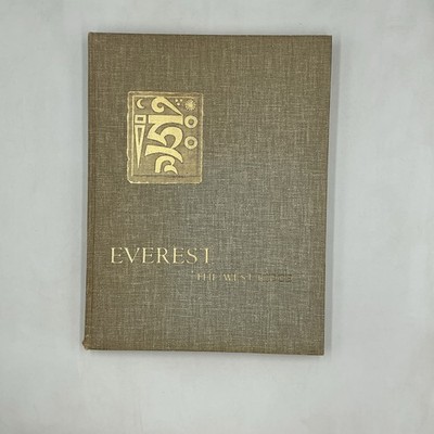 Everest Book The West Ridge Hornbein 1964- Sierra Club HC Mountaineering Vintage