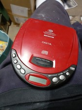 Durabrand 2004 CD-50 Red Portable CD Player - Tested and Works