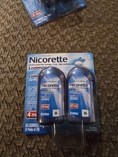 Nicorette Coated Nicotine Lozenges 4mg Ice Mint - 80 Count Exp. 02/2027