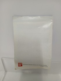 NES Nintendo Ban Dai Athletic World Manual ONLY 