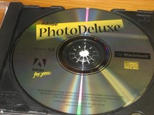 Adobe Photo Deluxe PhotoDeluxe 1.0 PC Macintosh 1996 CD-ROM Disc KEY
