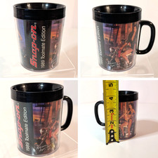 Vintage Snap-On 1989 Toolmate Edition Plastic Coffee Mug, Shop Cup, Rebecca, Oct
