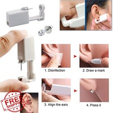 Pimoys 2pk Painless Ear Piercing Gun Kit Disposable Safety