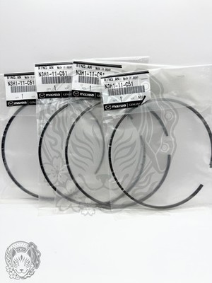 MAZDA RX-8 SE3P METAL OIL SCRAPER RING 4PCS SET N3H1-11-C51 GENUINE OEM