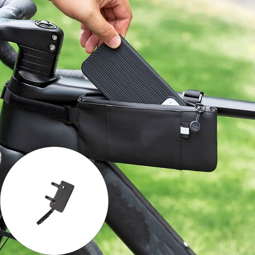Stable Bike Front Frame Bag with Antislip Water Resistant Bicycles Pouches - Picture 2 of 8