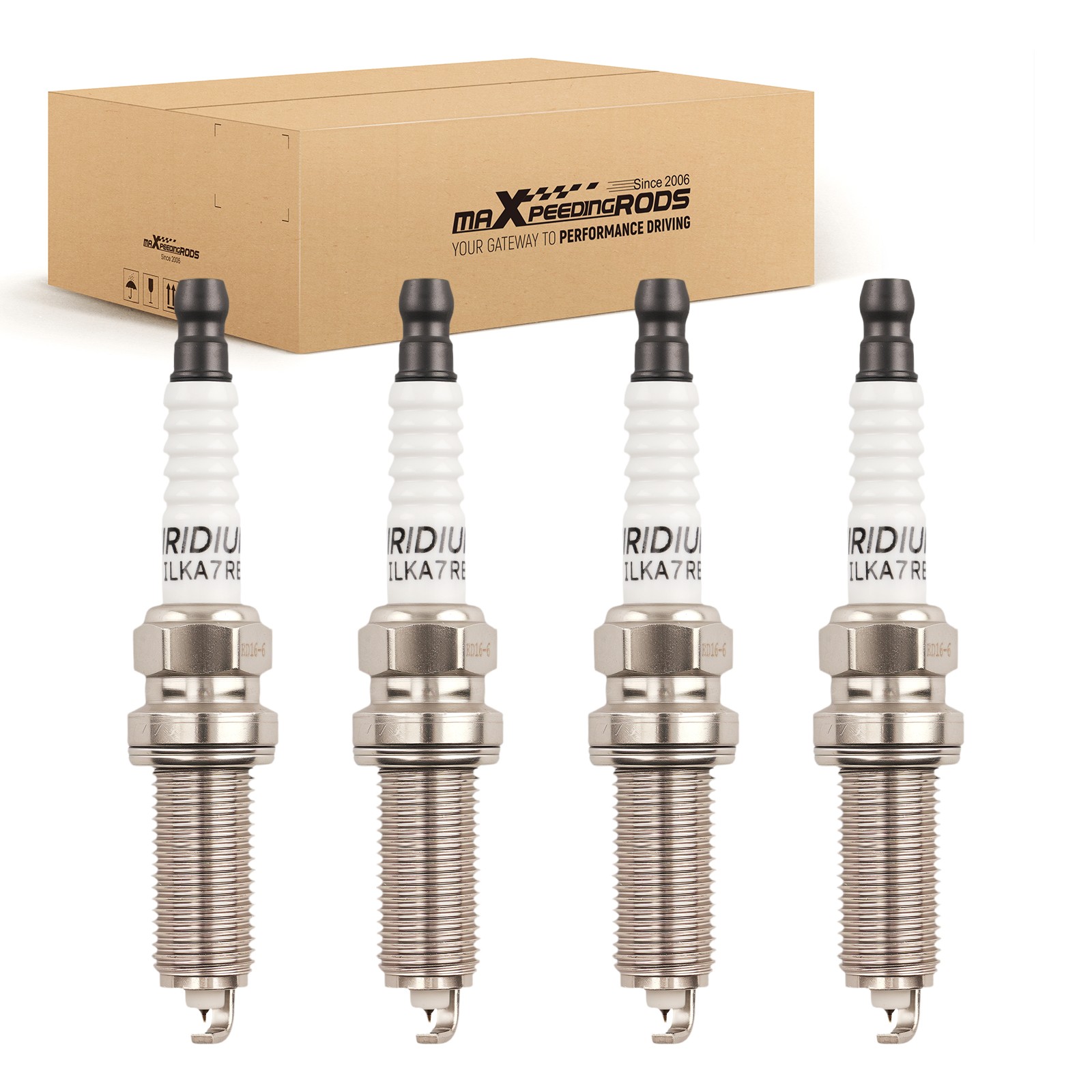 4pcs Spark Plug for Toyota Prius One Persona 2015 90919-01253 ILKAR7B11