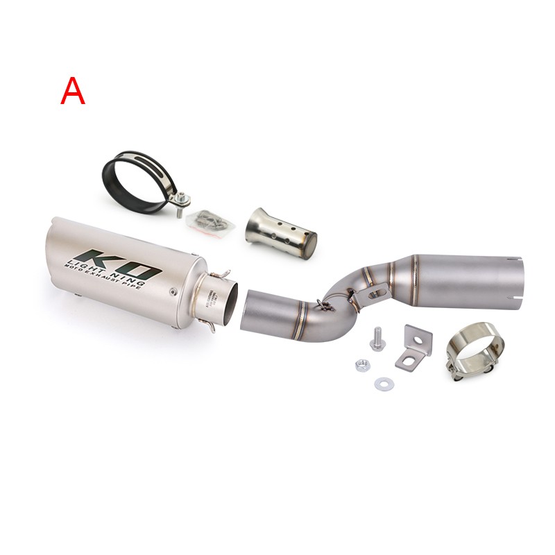 Exhaust System Muffler Tip Mid link Pipe Modified For Duke 390 250 125 2024-2026