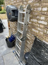 Genuine Screwfix Multipurpose Ladder with Platform 4-Section 4 x 3 Rungs 3.34m