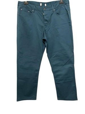 Spoke Fives Chino Herren W37 L28 Build B Türkis Blau Stretch Komfort