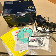 Panasonic LUMIX DMC-FX7-S Compact Digital Camera Silver 5MP 3x Zoom OIS