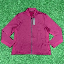 Greyson Golf Jacket Sequoia Large Maroon Meadowsweet Polyamide NWT MSRP 198