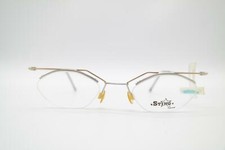 Vintage Sting 3946 Silver Gold Half-Rim Glasses Eyeglass Frame NOS