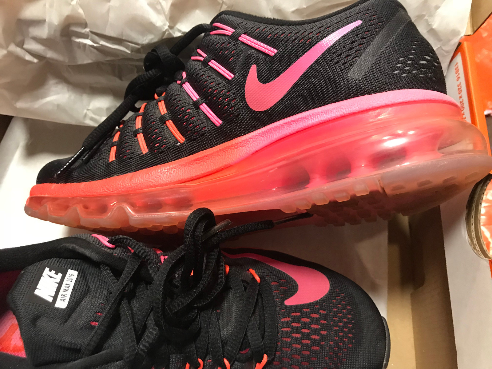 Nike Air Max 2016 Women's Women's Women's shoes 6 US Black Multi-color-Noble Red cea9af Nike Air Max 2016 Women's Women's Women's shoes 6 US Black Multi-color-Noble Red cea9af