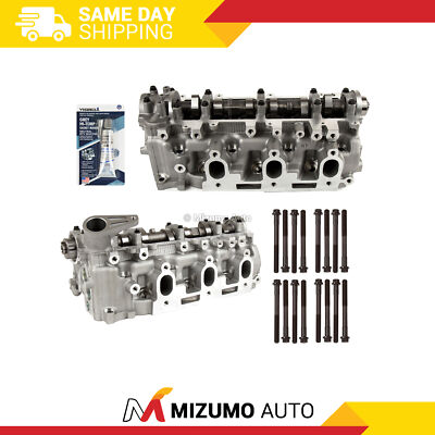 オッチー36 Left & Right Cylinder Head w/ Bolts Fit 88-95 Toyota 3.0L