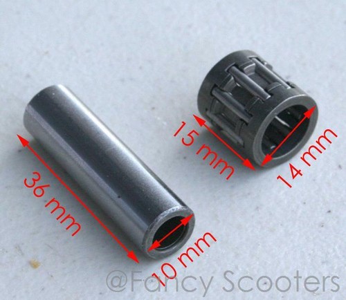 44MM PISTON RING PIN SET PIN 10MM FOR X-1 X-2 POCKET BIKE APC CHOPPER - Picture 3 of 3