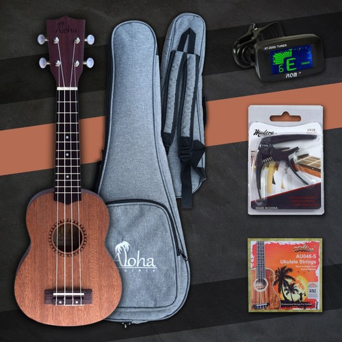 Left Handed Ukulele SK601 with Accessories (Canadian Brand) - Picture 2 of 7