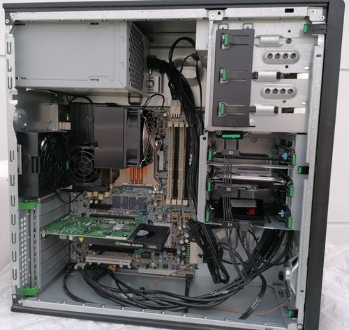 HP Workstation Z420 MT Xeon- 32GB RAM - 240GB SSD, Grafik- NVIDIA Quadro FX 3800 - Bild 4 von 7