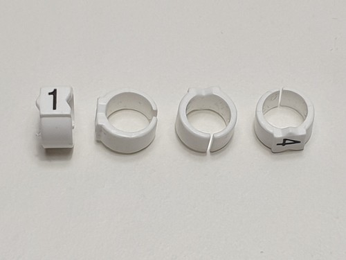 CLASSIC CAR HT IGNITION 10mm LEAD MARKERS 8 CYLINDER ENGINE PERFORMANCE POWERCOR - Picture 7 of 13