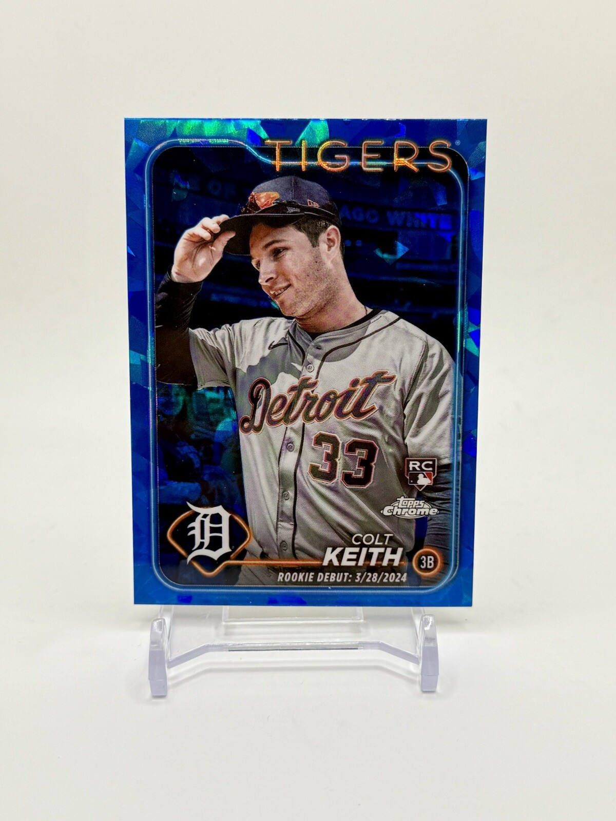2024 Topps Chrome Update Sapphire USCS192 Colt Keith Rookie Debut Tigers (RC)