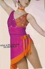 DANCE COSTUME LYRICAL SKATE PAGEANT CHILD ADULT ART STONE A PLEASURE TO BEHOLD