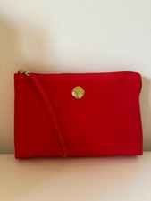 Shiseido Red  Gold Makeup Toiletry Bag NEW