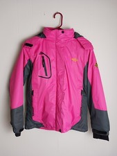 Women's Pink Wantdo Winter Jacket Full Zip Hooded Size S
