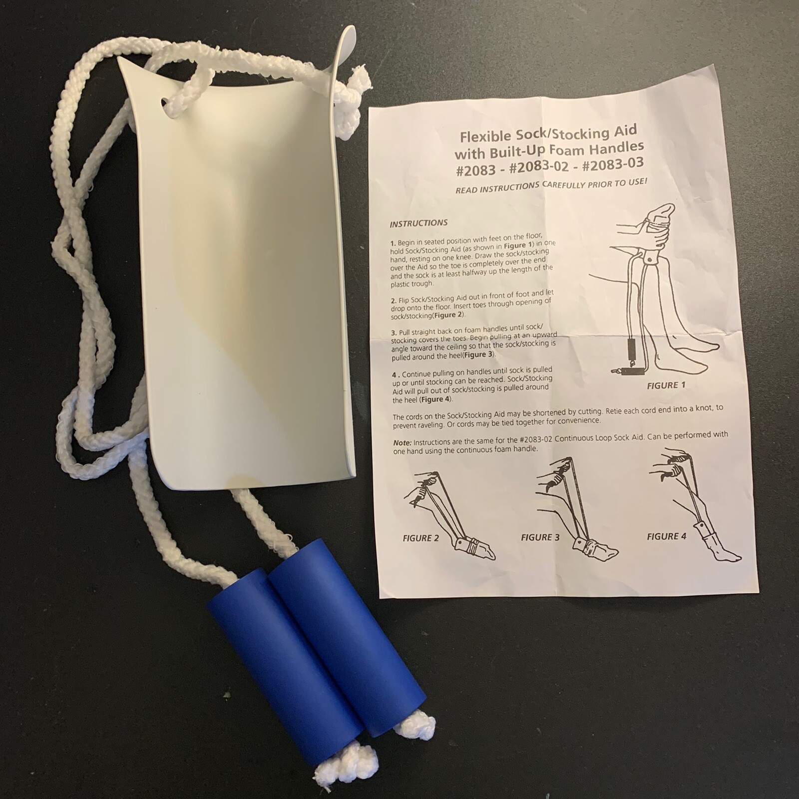  Sammons Preston Medical Flexible Sock / Stocking Aid Foam Handles