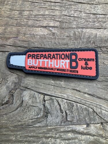 Patch PVC Tactical Morale HOOK-3D PVC Preparation Butt Hurt  Humor Funny Crying - Picture 1 of 3