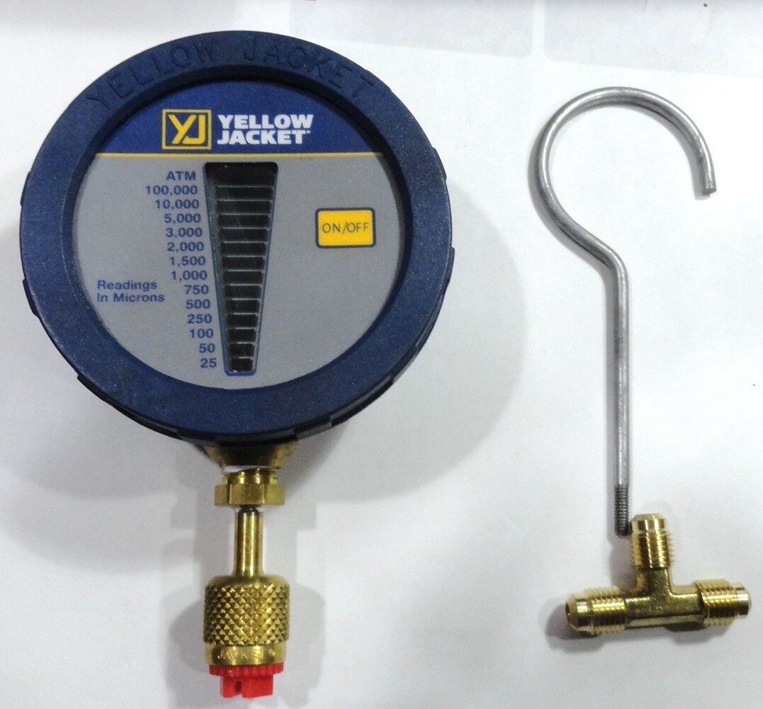 Yellow Jacket Digital LCD Vacuum Gauge, 69080 686800690803 eBay