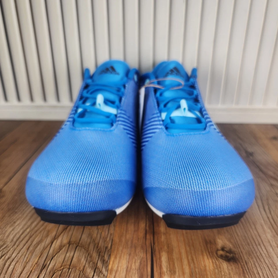 Adidas The Road Zapato Para Hombres Talla 9.5 Azul Rush 3 Bolt Zapatos de Ciclismo de Carretera GY6829 Foto 2 de 4