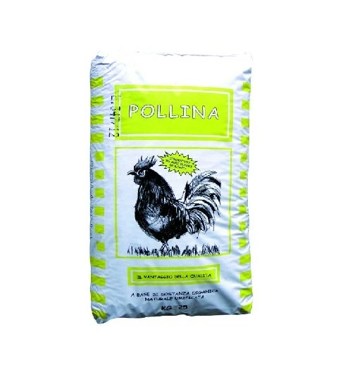 POLLINA ESSICCATA KG.25 CONCIME NATURALE BIOLOGICO AMMENDANTE STALLATICO