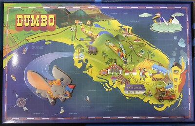 D23 Expo 2024 Disney Pin Maps MOG WDI Dumbo Elephant Box Set LE 400