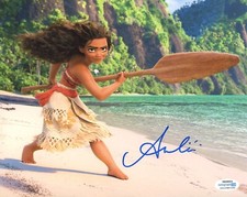Auli'i Cravalho Moana Autographed Signed 8x10 Photo ACOA COA 