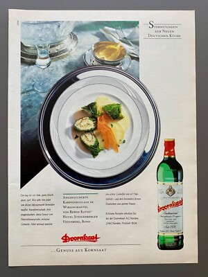 1989 Doornkaat ...Genuss aus Kornsaat Vintage Ad Werbung Reklame