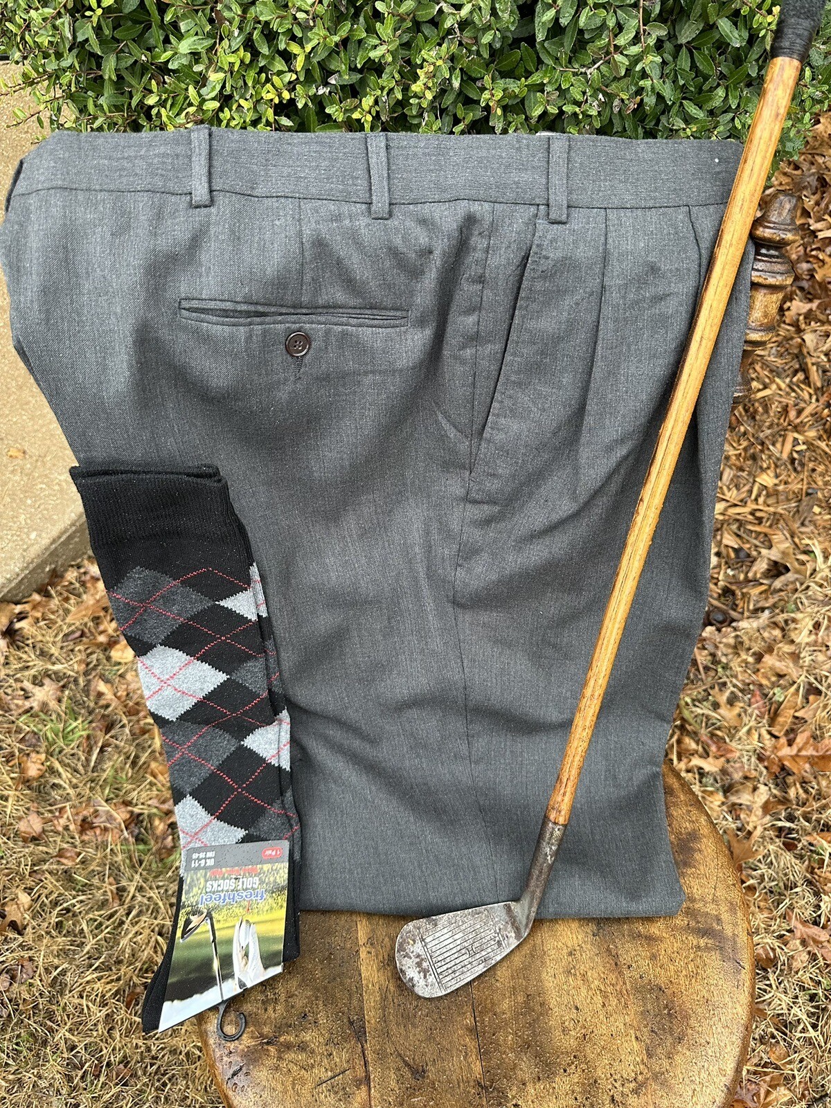 Golf knickers 40 NAUTICA! SUPER 100’s! NEW Argyle Knicker Socks! NICE