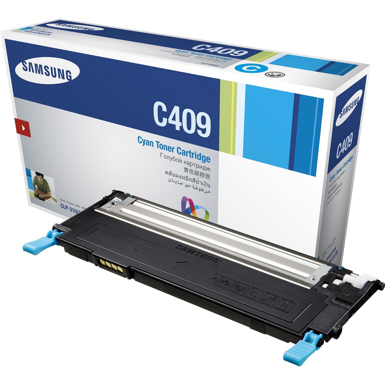 Samsung CLT-C409S Original Toner Cartridge - CLT-C409S/XAA - 635