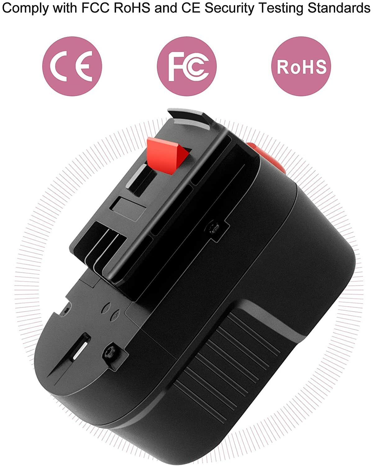 12V Battery for Black & Decker HPB12, BDG1200K, XD1200, FS120B, CDC120AK