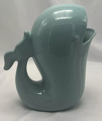 Unique Baby Blue Ceramic Whale Pitcher Port Philip Shore Line - Picture 4 of 7