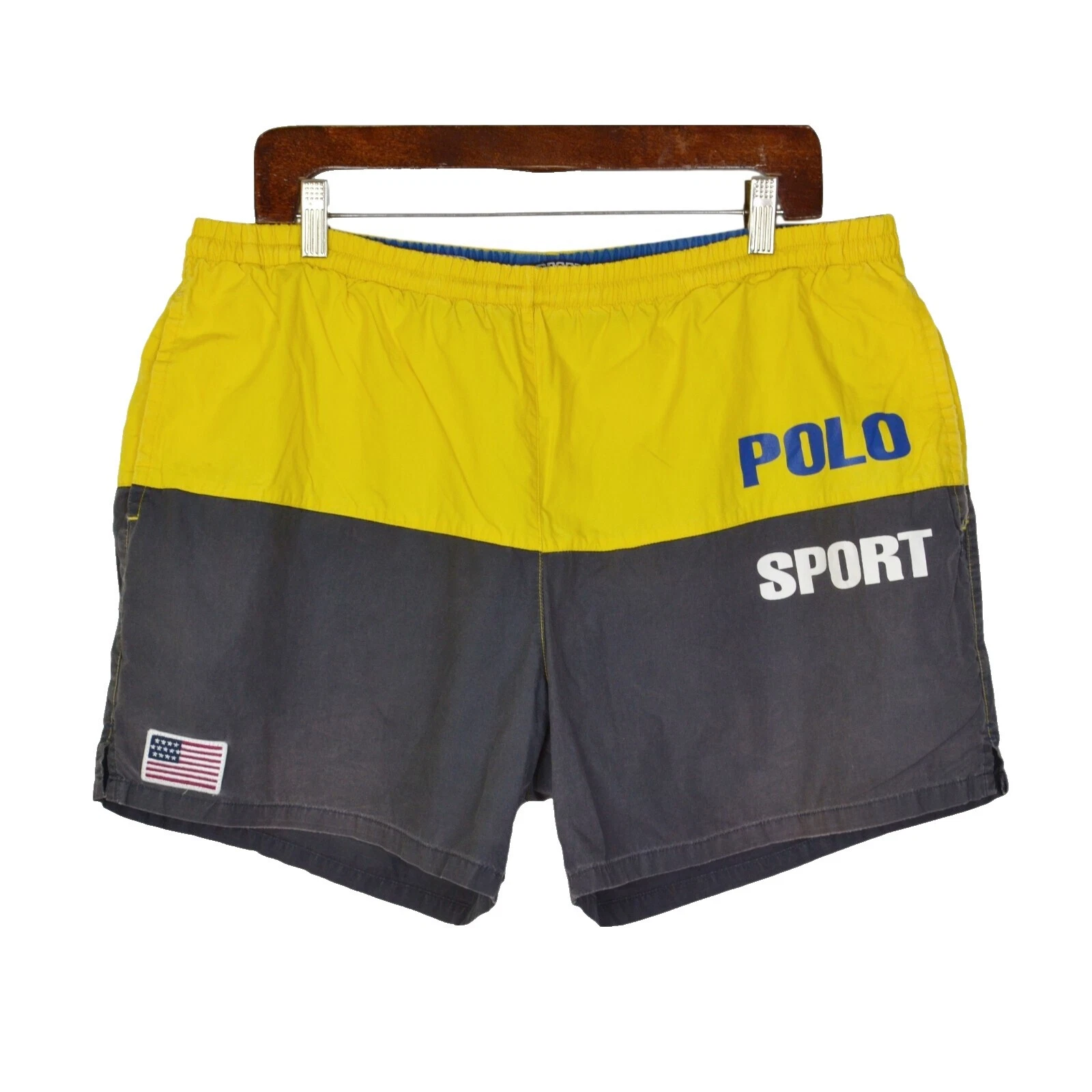 Pantalones cortos deportivos polo poliéster para hombre