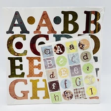 Creative Memories ABC Monograms Stickers Jewel Pastel Primary Earthy Scrapbook