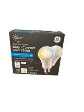 GE Cync Tunable Direct Connect Smart LED Bulbs 2-Pack, A19 Alexa/google Home