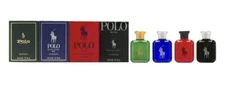 Ralph Lauren Polo Variety 4 Piece Mini Gift Set 4 X 0.5 Oz / 15 ml EDT Splash