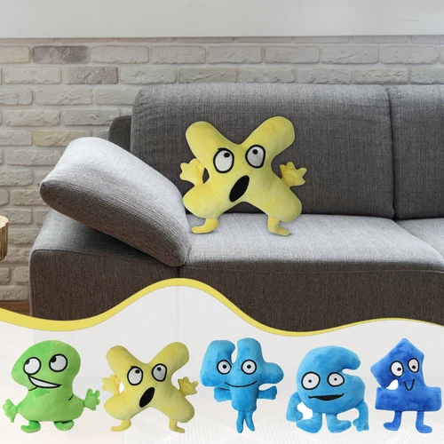 Battle for Dream Island Plush Toy BFDI Leafy Number Letter Stuffed Doll Kid Gift - Bild 22 von 365
