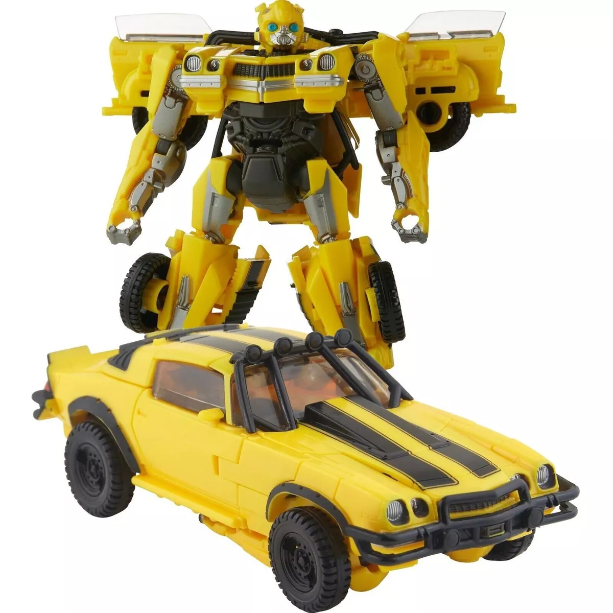 Transformers Studio Series Deluxe 100 Bumblebee Converting Action