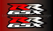Lot de 2 autocollants stratifiés GSXR GSX RR Motogp 600 1000 Suzuki GSX-RRR /208