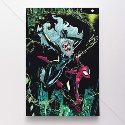 Black Cat Poster Canvas Marvel Comic Book Cover Art Print #18862 | eBay