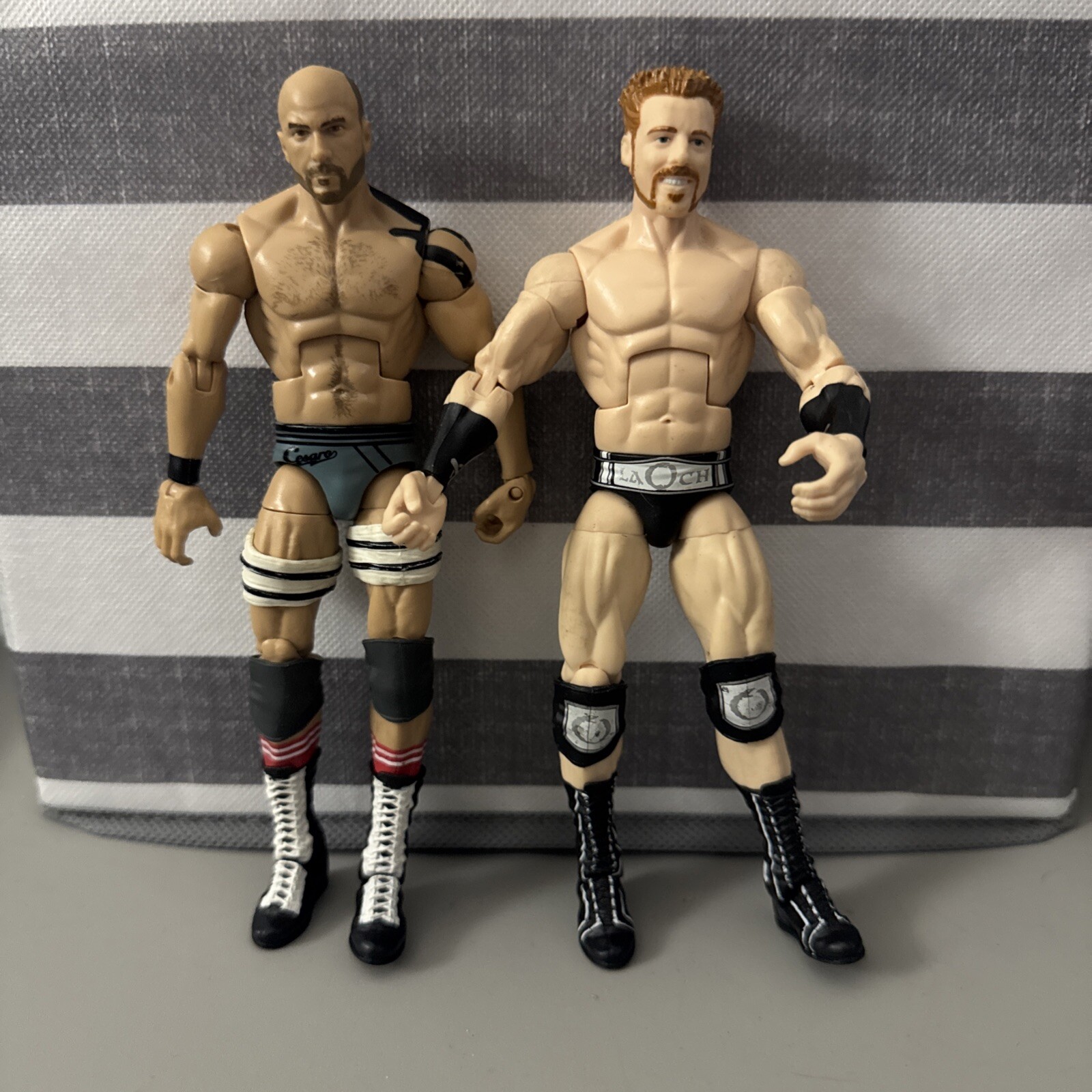 WWE Elite Cesaro & Shamues Action Figure The Bar