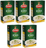 5X Curtiriso Riso Roma,100% Italienischer Reis, Kochzeit 16 Minuten,1Kg