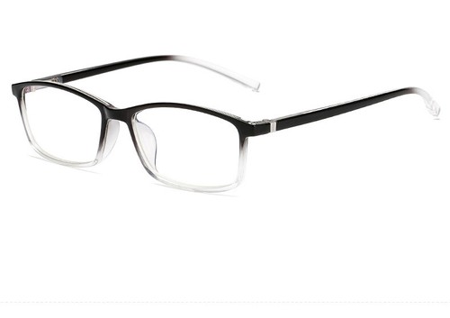 Fashion Myopia Glasses Unisex -1.0 to -6.0 Near Rectangular Frame Glasses - Picture 3 of 21
